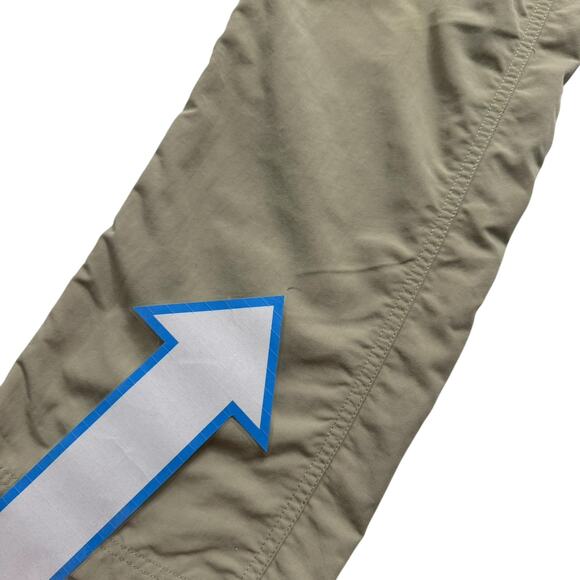COLUMBIA GRT Womens Lightweight Hiking Cargo Pants Tan Size 10 Belt Straight Leg - Picture 9 of 9